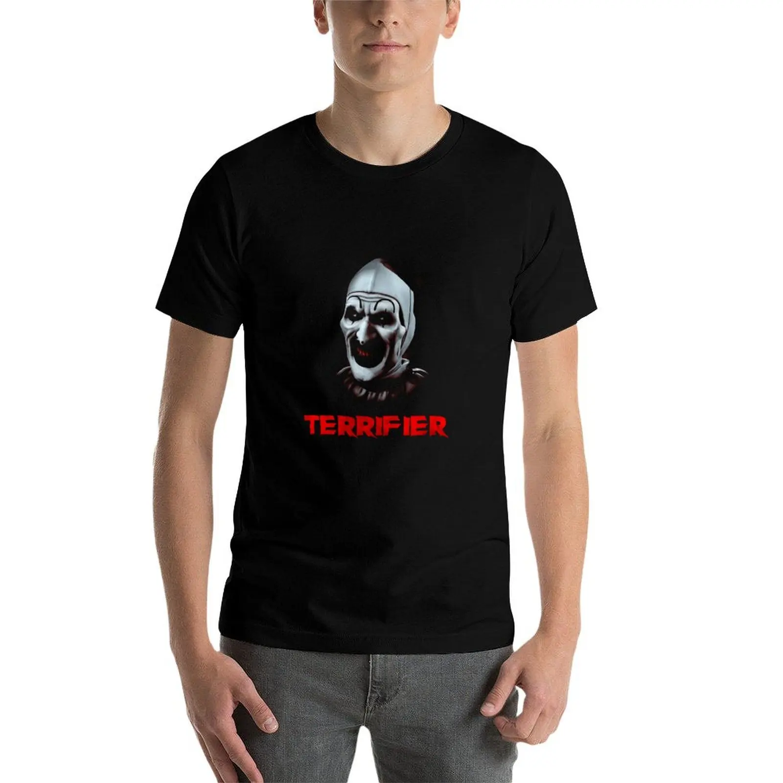 

Terrify horror movie art the clown T-Shirt t shirts for man cotton funny man tshirt T-Shirt