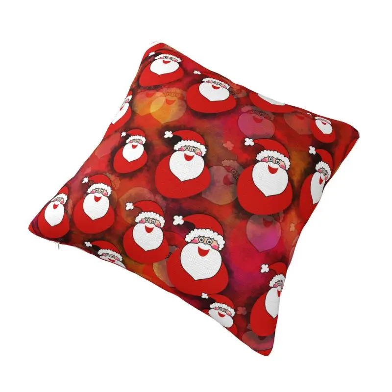 Custom Santa Clause Christmas Holiday Gifts Pillow Case Modern Cushion Cover Car Pillowcase