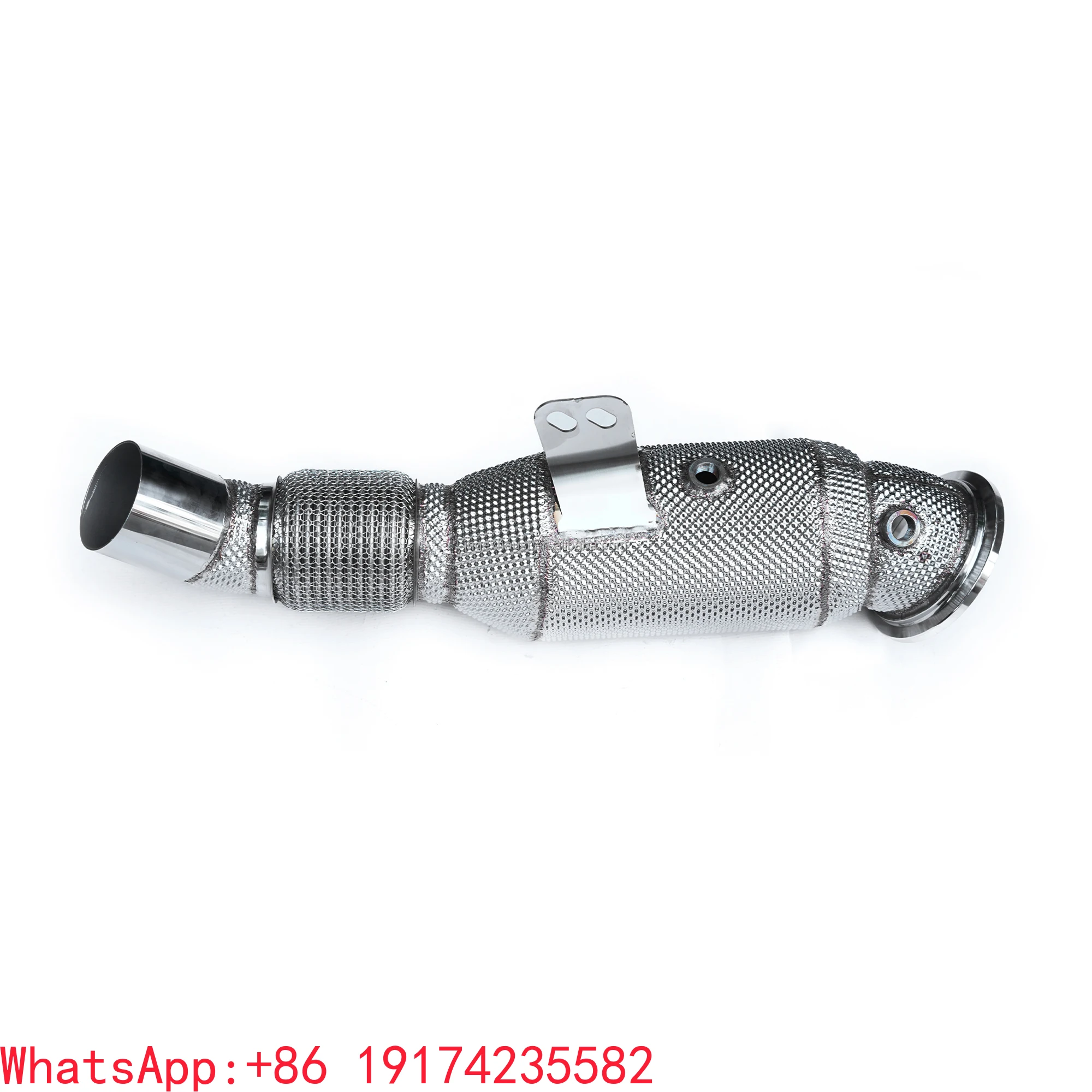 For Stainless Steel Exhaust System Downpipe For Toyota Supra A90 3.0T With Head Shield High Quality Auto Performance Parts