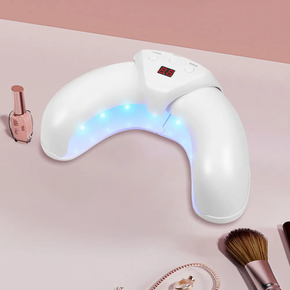 جهاز ضوء الأظافر 470 نانومتر الضوء الأزرق جهاز تنظيف الأظافر جهاز معالجة الأظافر لأظافر القدم المتغيرة اللون والسميكة