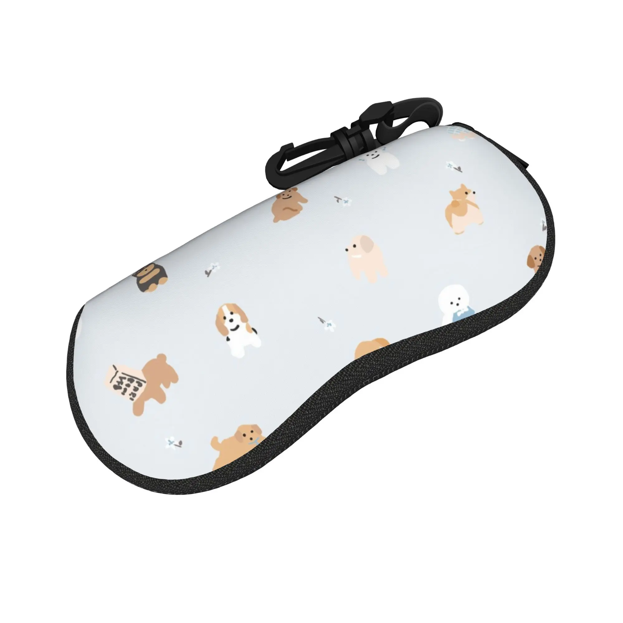 Whippet   Dachshund  Animal Hip Hop Glasses Case Unisex Lightweight Accessories Dog Lover Glasses Protector Glasses Box