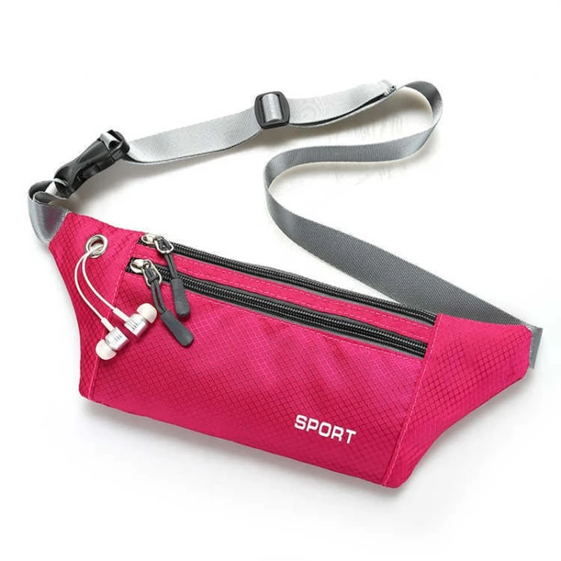 Hot Sale Sport Waist Pack Fanny Pack Crossbody Wallet Belt Travel Phone Bag Fashion Sport Waterproof Chest Belly Money Handbag