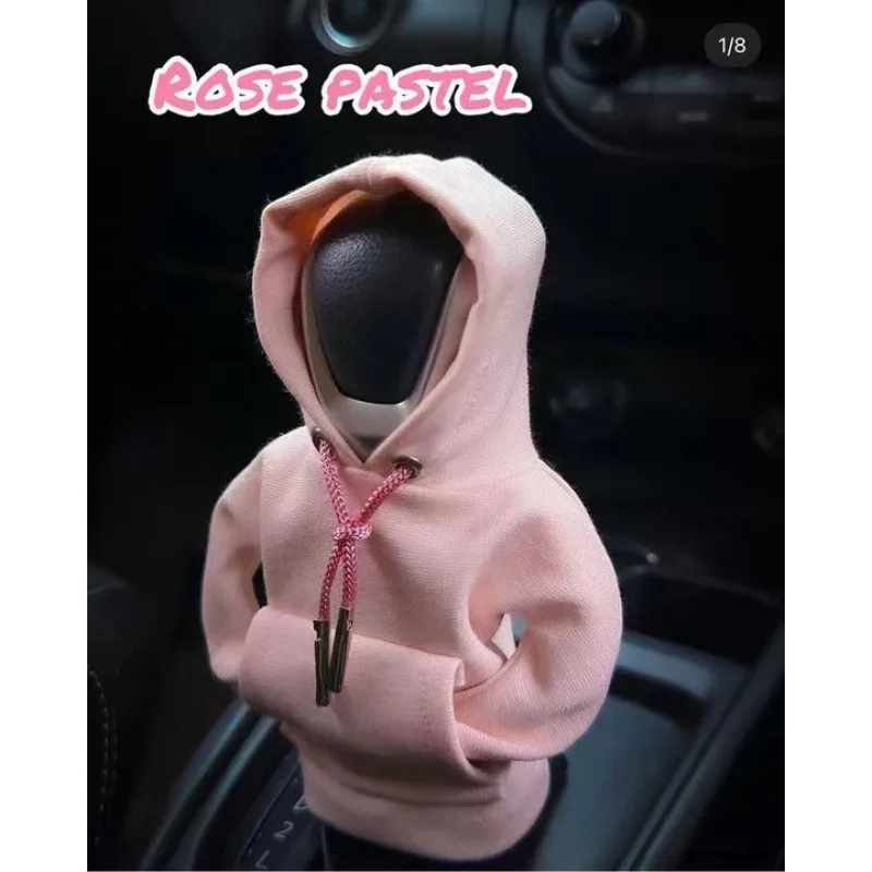 2023 New Car Gearshift Hood Set Entrepreneurship Cute Gearshift Decorative Clothing Set Car Decoration