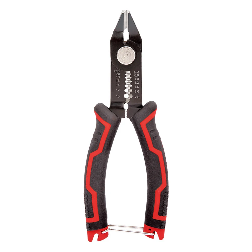 6-inch Diagonal Wire Stripper 2-in-1 Electrician Pliers Multifunctional Optical Fiber Grinding Pliers Electrician Repair Tools