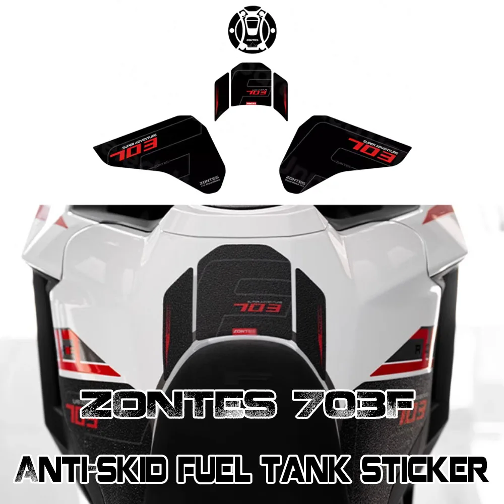 

Motorcycle Body Scratch Proof Decoration Stickers Fuel Tank Protection Decals For ZONTES 703F 703 F Sticker Decal