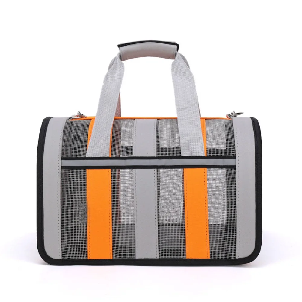 

Breathable Cat Outing Bag Pet Dog Summer Cross Outdoor Travel Portable Collapsible Small and Medium Dog Cage Mesh