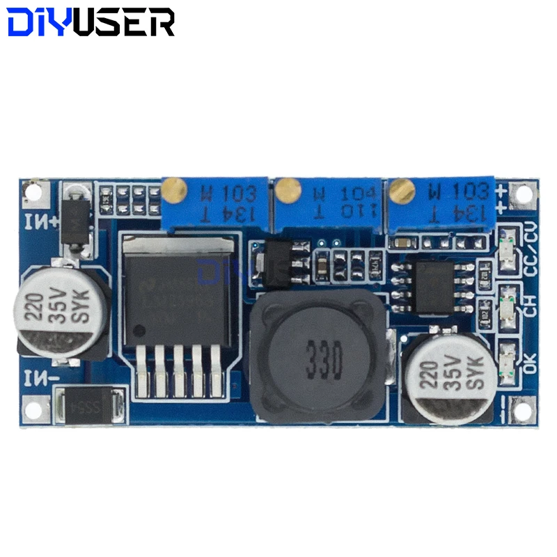 DIYUSER LM2596 LED Driver DC-DC Step-down Adjustable CC/CV Power Supply Battery Charger Adjustable LM2596S Constant Current