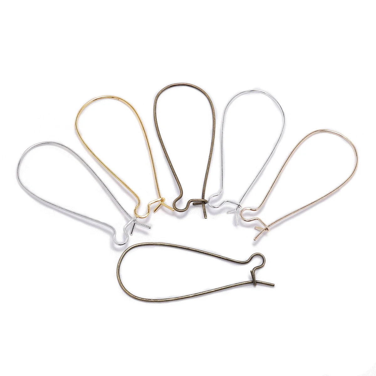 50 teile/los Gold Bronze Französisch Hebel Ohrring Haken Ohr Drähte Ohrringe Ergebnisse für Schmuck machen DIY Zubehör liefert