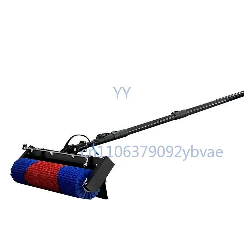 

Electric Rotating Solar Panel Cleaning Brush Roller Industrial Brush Efficient Solar System Cleaning