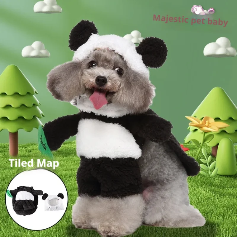 

Cosplay European and American Pet Supplies, Small Dogs, Funny Dogs, Dog Clothes, Panda Costumes, Pet Clothing