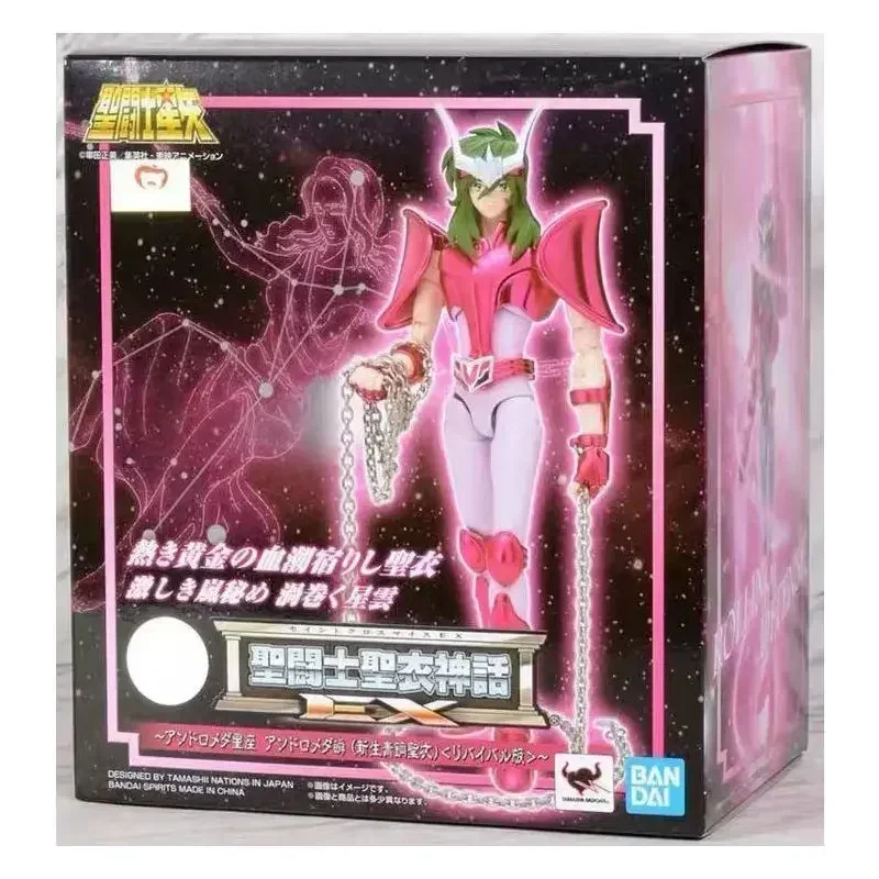

In Stock Bandai Original Saint Seiya EX Saint Cloth Myth Andromeda Shun Bronze Saint Cloth Action Figure Toy Gift