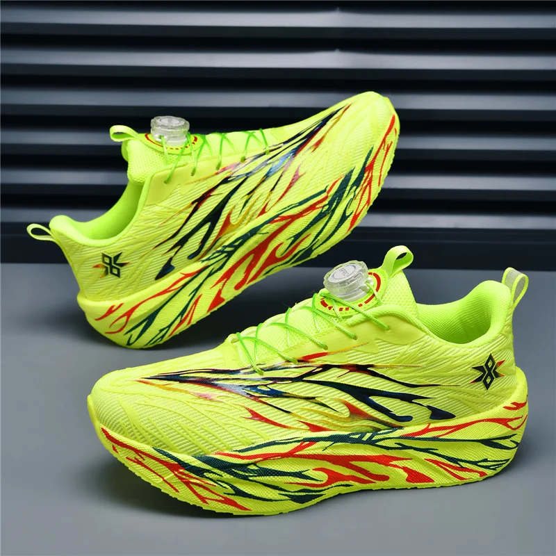 

Men's sports shoes, lightweight carbon plate racing running shoes, winter shock absorption, anti slip, wear-resistant, breathabl