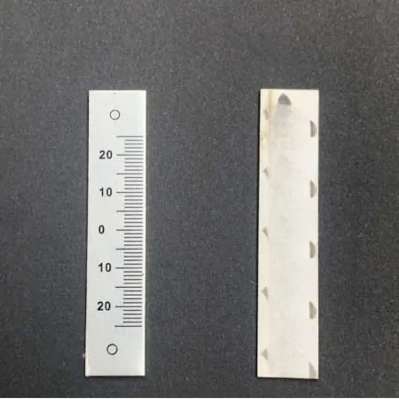 Picture 3: 1PC Degree Angle Plate Scale Ruler Center Ruler Self-Adhesive Ruler Paste Middle Point Scale Ruler Aluminum Alloy Viscose Ruler