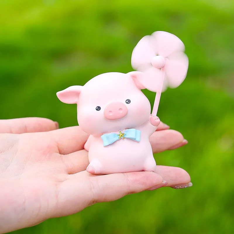 Cute Cartoon Animal Windmill Ornament, MiniWindmill Park Decor forCar & BicycleLovely Vehicle Interior Decoration