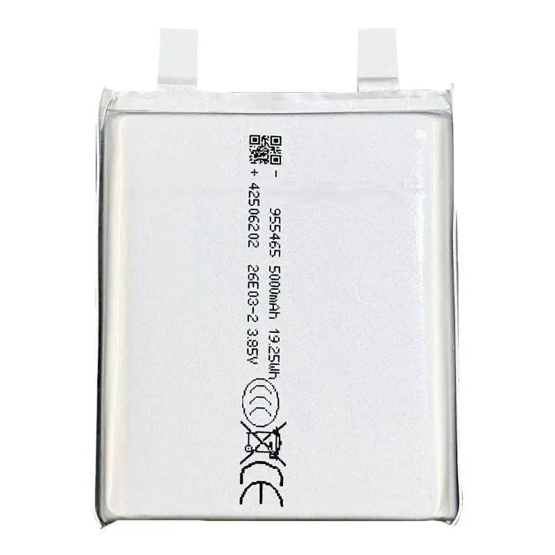 for Semi-solid Lithium Battery 955465 3.85V 5000mAh Polymer Soft Pack Solid State Battery Safe
