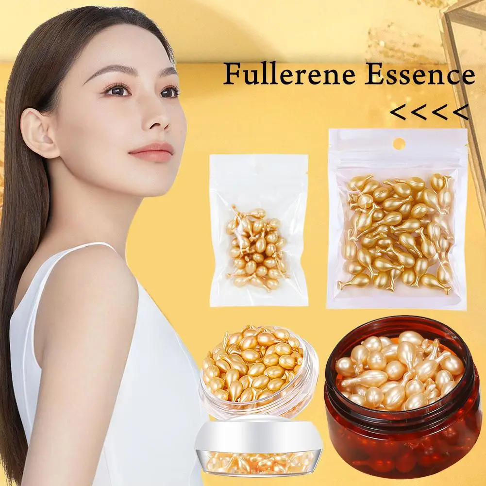 Fullerene Placenta Essence Hydrating Facial Essence Oil Chicken Leg Secondary Soft Capsule Fullerene Placenta Essence