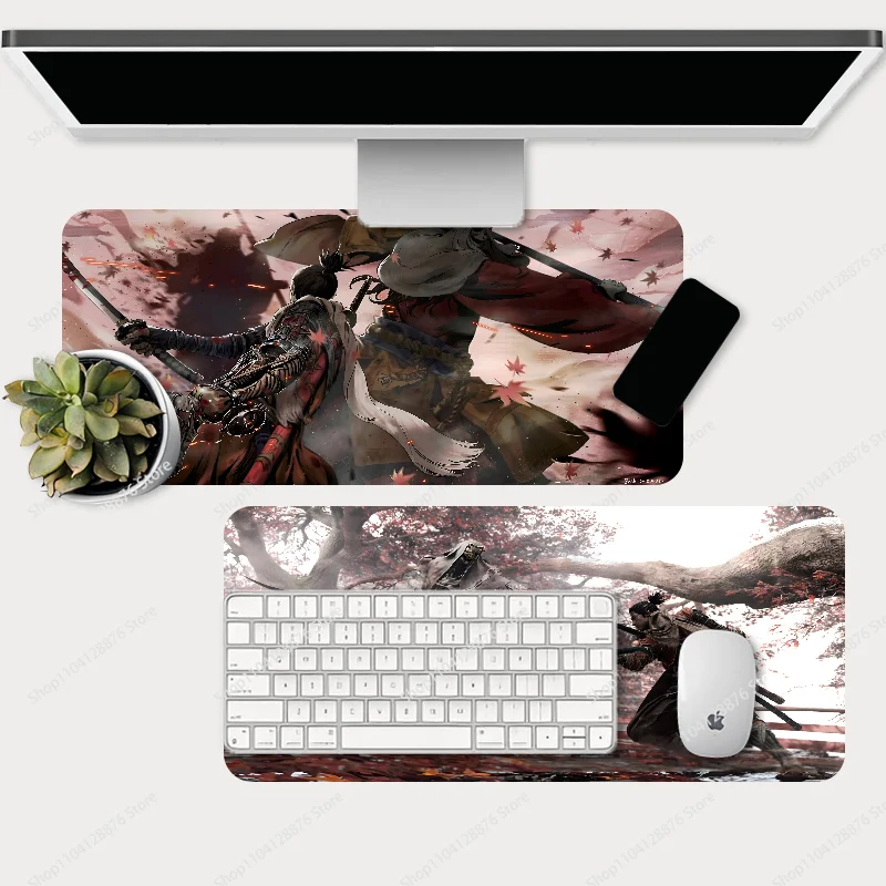 Hot Game SEKIROShadows Die Twice Mousepad Large Gaming Mouse Pad LockEdge Thickened Computer Keyboard Table Desk Mat