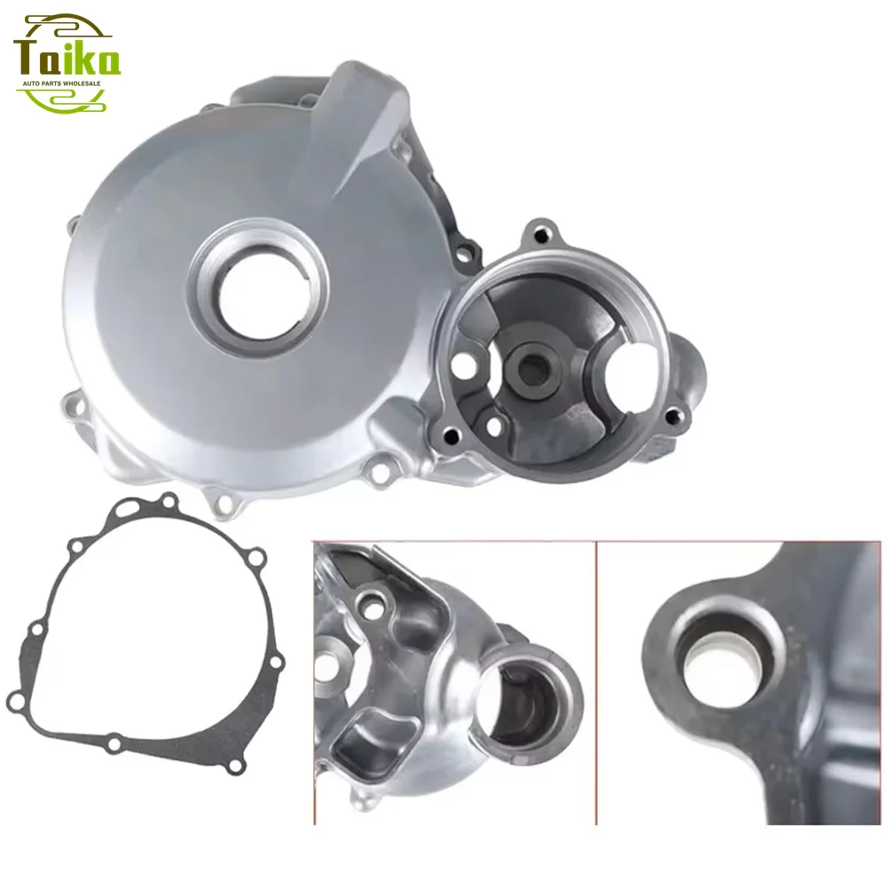 New Left Side Engine Stator Magneto Cover Case with Gask Fit For Suzuki 2002-2007 DRZ400E 2002-2020 DRZ400S 2005-2020 DRZ400SM