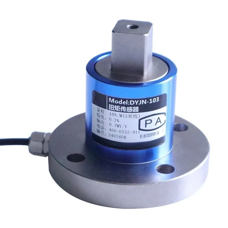 Static Torque Sensor & Torque Wrench – Square Head Rotary Force Calibration for Automated Assembly