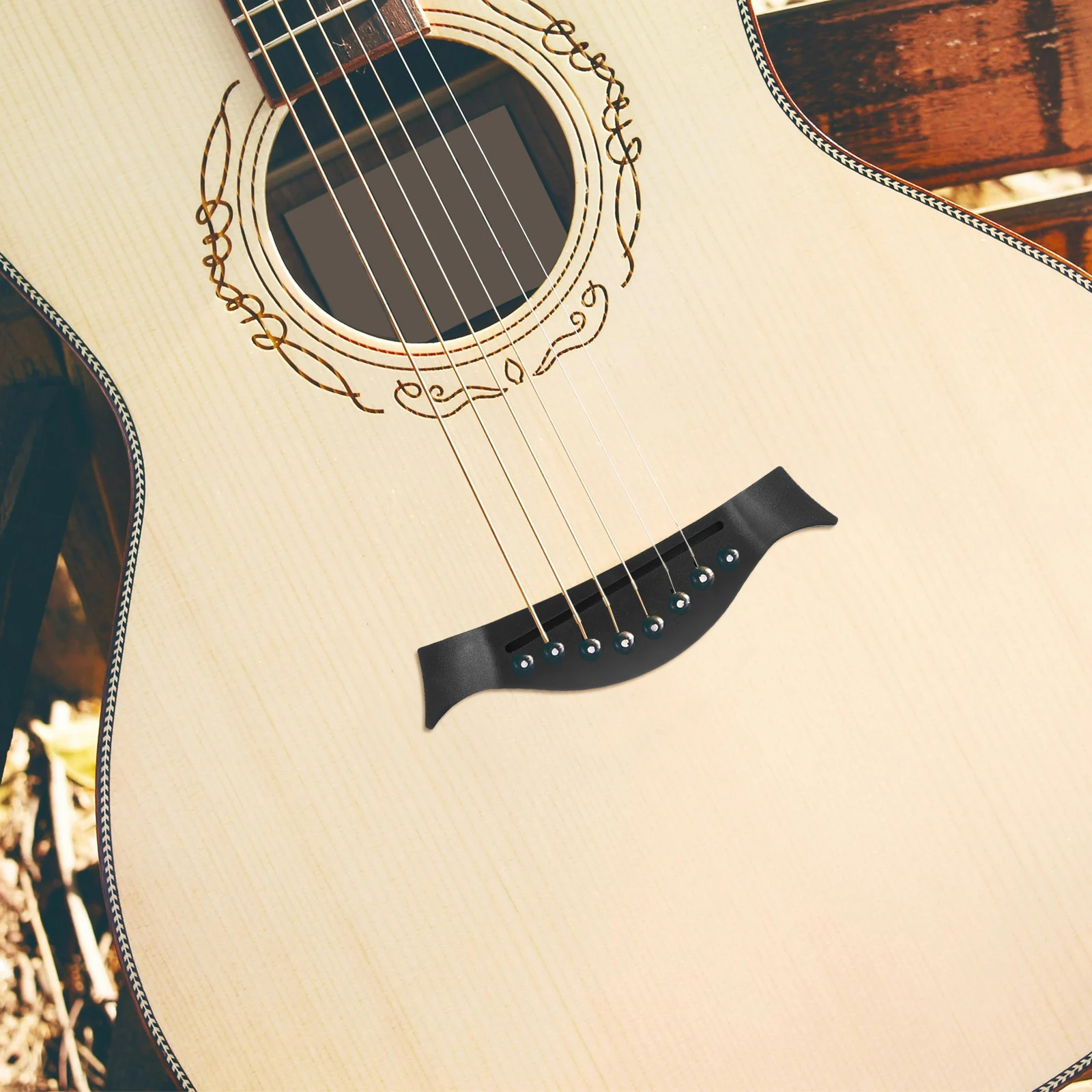 

Plastic Replacement For 38-41 Inch Folk Acoustic Dovetail Design Durable Fixed Folk Accessories Instrument Parts Saddle Acoustic