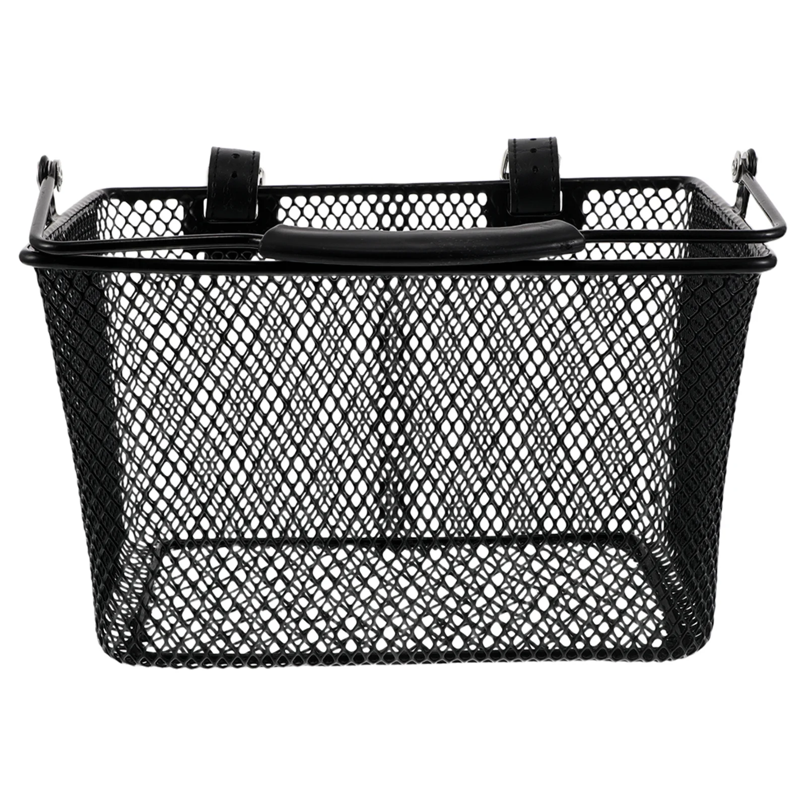 

Kids Bike Front Handlebar Black Iron Wire Basket For Children Bicycle Accessories Detachable Front Basket For Girls Boys Cycling