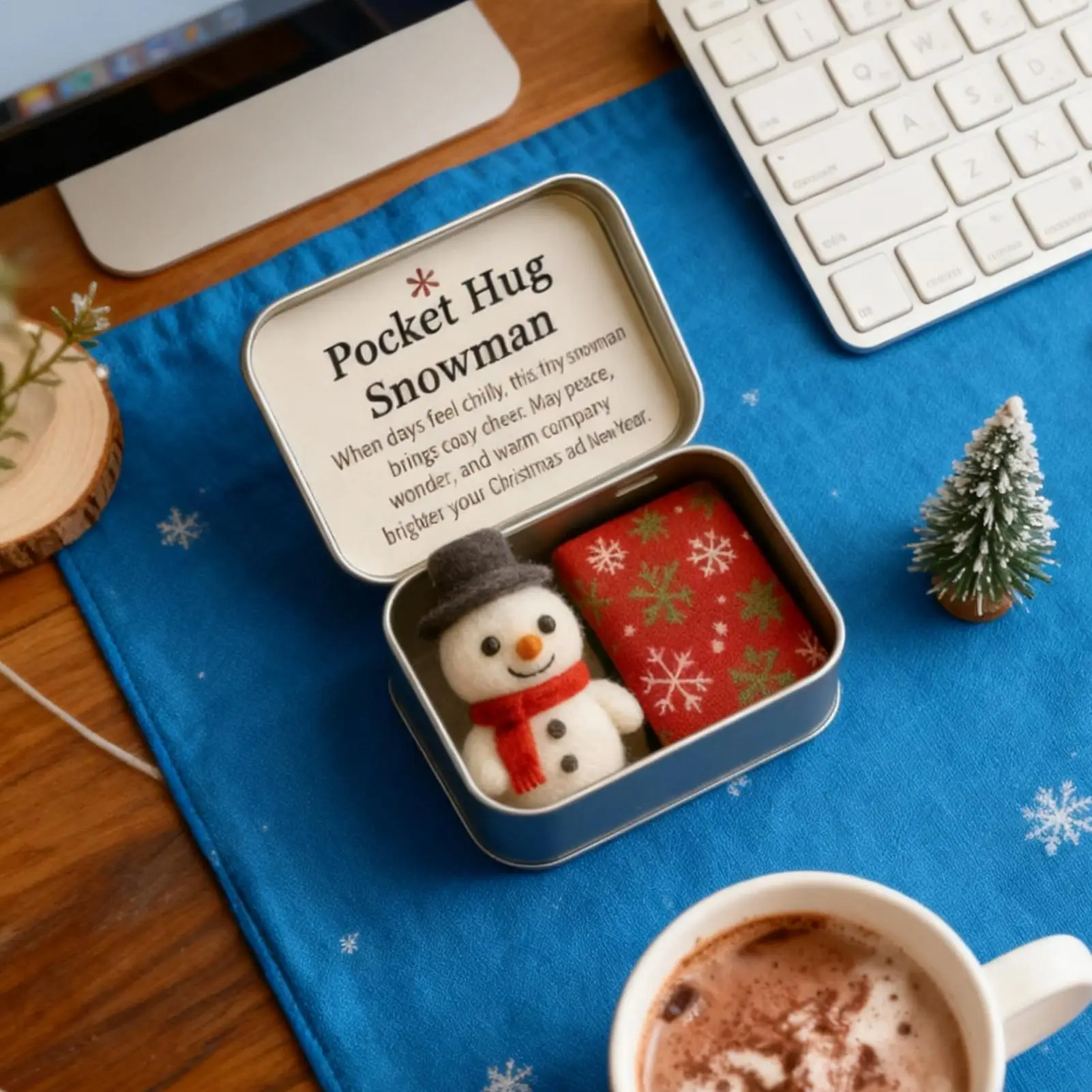 Poupée de câlin, Mini souvenir émotionnel, petite poche, câlin de noël pour vacances, anniversaire, appréciation, bonne chance, soins pour femmes et hommes amoureux