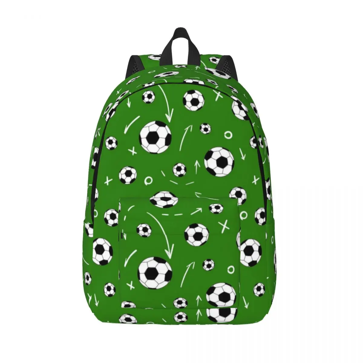 

Soccer Ball Pattern Cool Backpack Outdoor High School Work Daypack for Men Women Laptop Canvas Bags