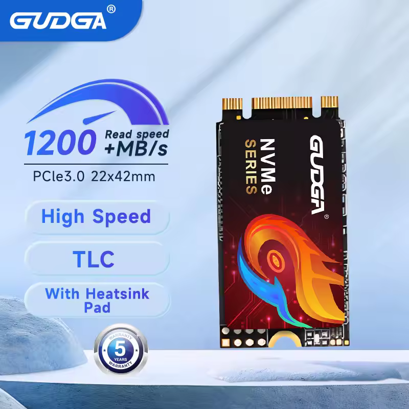 GUDGA M.2 NVMe SSD 1TB Solid State Drive SSD M2 Nvme 2242 128GB 256GB 512GB M.2 PCIe Express Module Hard Disk For Desktop Laptop