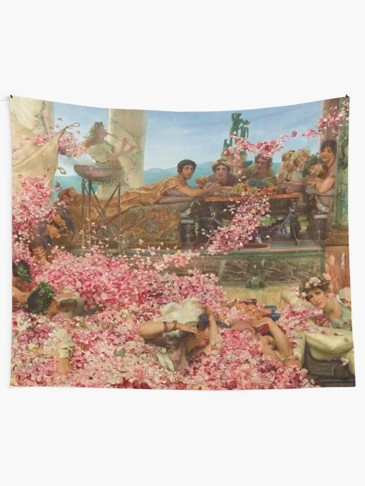 The Roses of Heliogabalus by Sir Lawrence Alma-Tadema Tapestry Wall Mural Wall Hanging Decor Funny Wall Decoration Tapestry