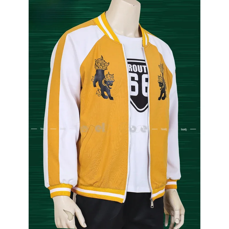 Choji Tomiyama Cosplay Costume Anime WIND BREAKER Shishitoren Leader Uniform Jacket Sweater T-shirt Pants Jo Togame Halloween