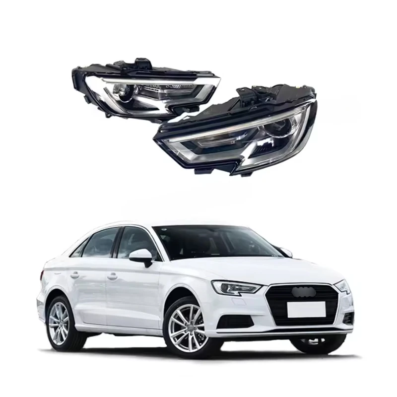 Manufacturer Upgrade Automatic 2017-2020 Xenon Lamps Car Headlight Assembly For Audi A3