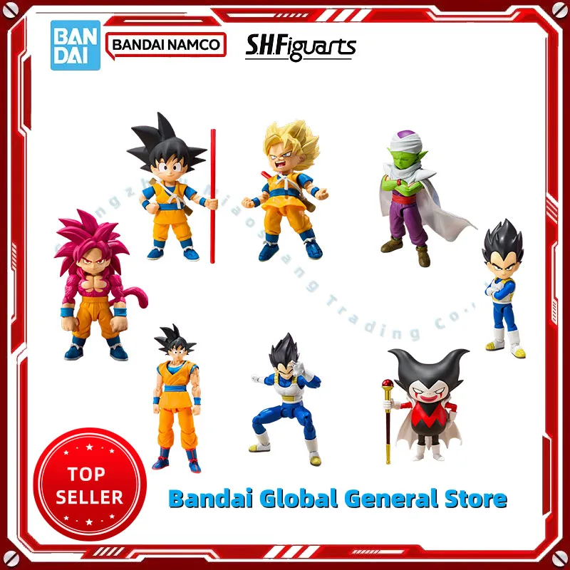 

Bandai 100% оригинал S.H.Figuarts Dragon Ball DAIMA Anime -SON GOKU (MINI)&VEGETA (MINI)&PICCOLO (MINI) TV Daima Goku Vegeta