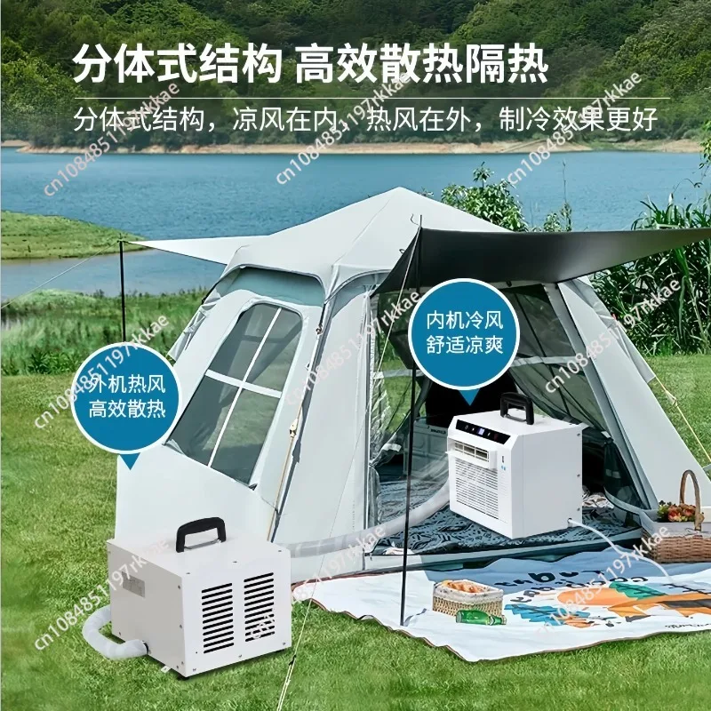 Split Mobile Portable Air Conditioner for Car Home Camping Tent Free Installation AC