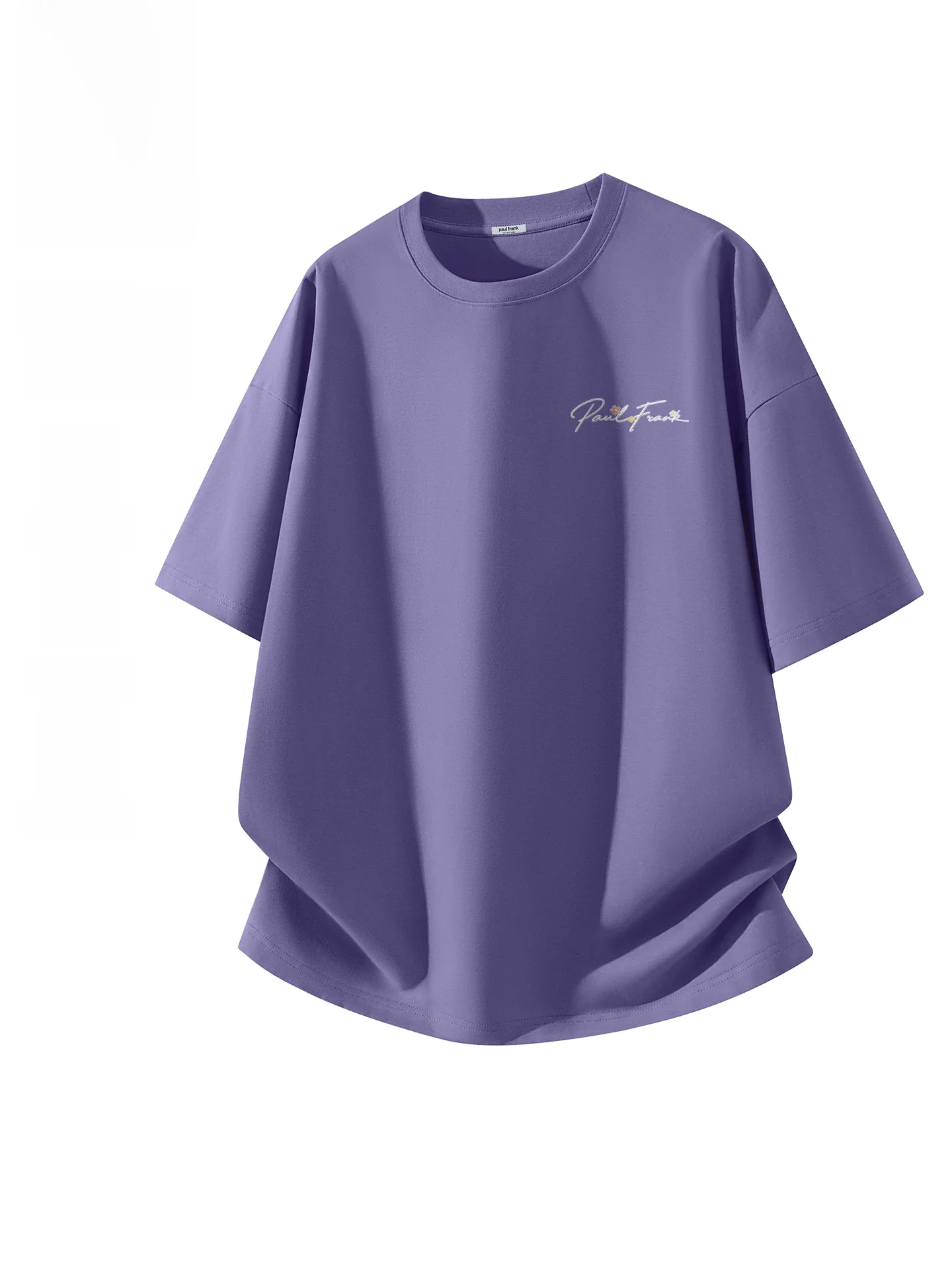 

Футболка Large Mouth Monkey Purple ort Sve из хлопка, свободного кроя, летняя, дышащая, износостойкая, с круглым вырезом