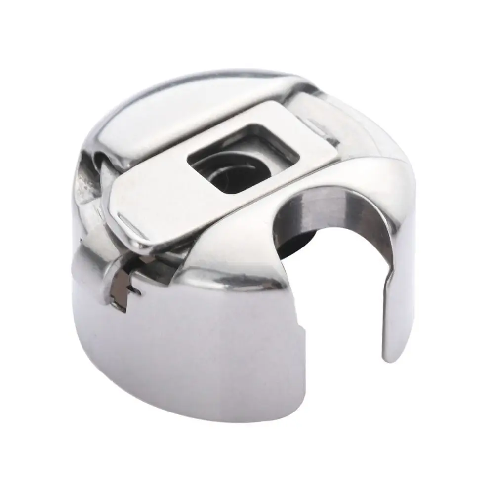 

Steel Industrial Sewing Machine Bobbin Case Silver Old Pedal Sewing Machine Accessories Bobbin Spool Case Sewing Tools