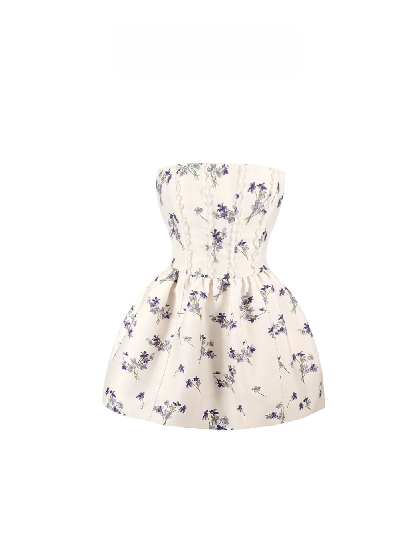 

Ele Floral Print Fibone Strapl Dr Women's Summer Birthday Par Dr plus Size Casual Holiday Sle Dr