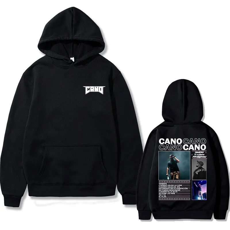 

Rapper Cano Triana Tour Album 2025 Graphic Hoodie Male Vintage Casual Fleece Cotton Hoodies Men Women Fashion Hip Hop Streetwear
