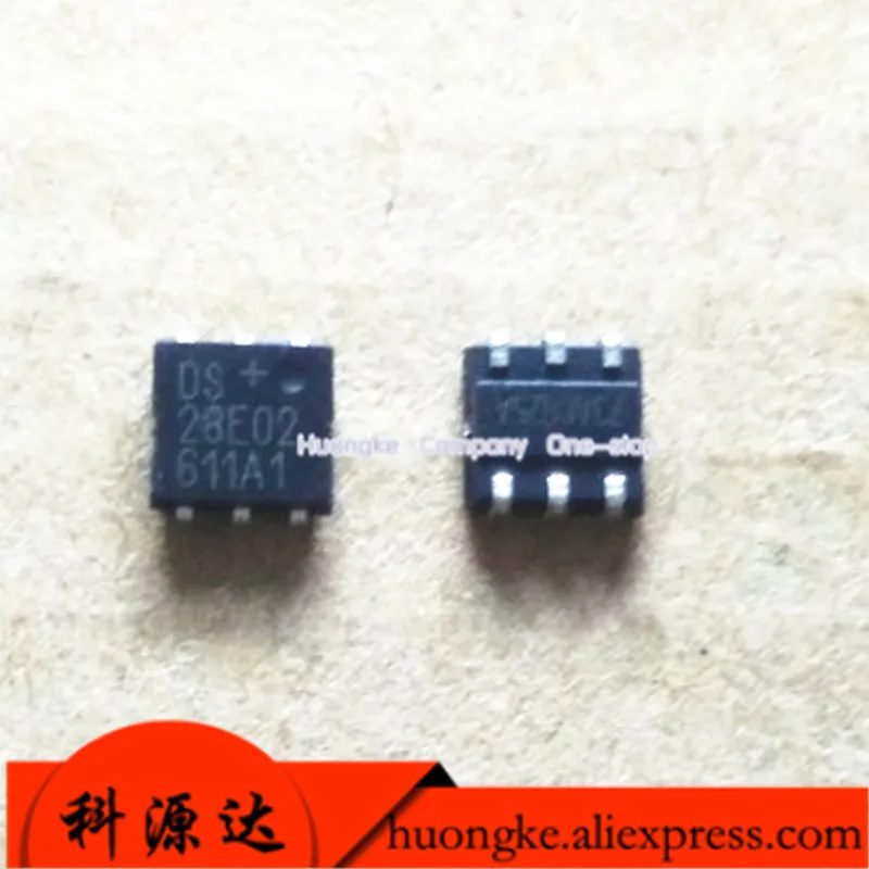5pcs/lot DS28E02P+TR DS28E02P Silk Screen 28E02 TSOC-6