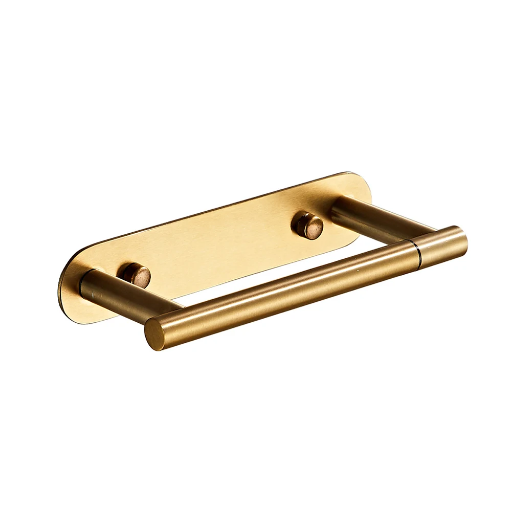 Mounted Stainless Steel Toilet Holder Supporting Multiple Mounting Orientations for Custom Placement  Mounted