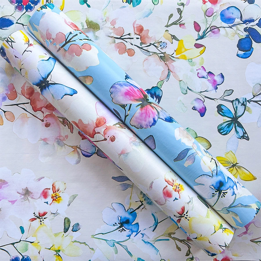 1 Roll Of Floral Bu…