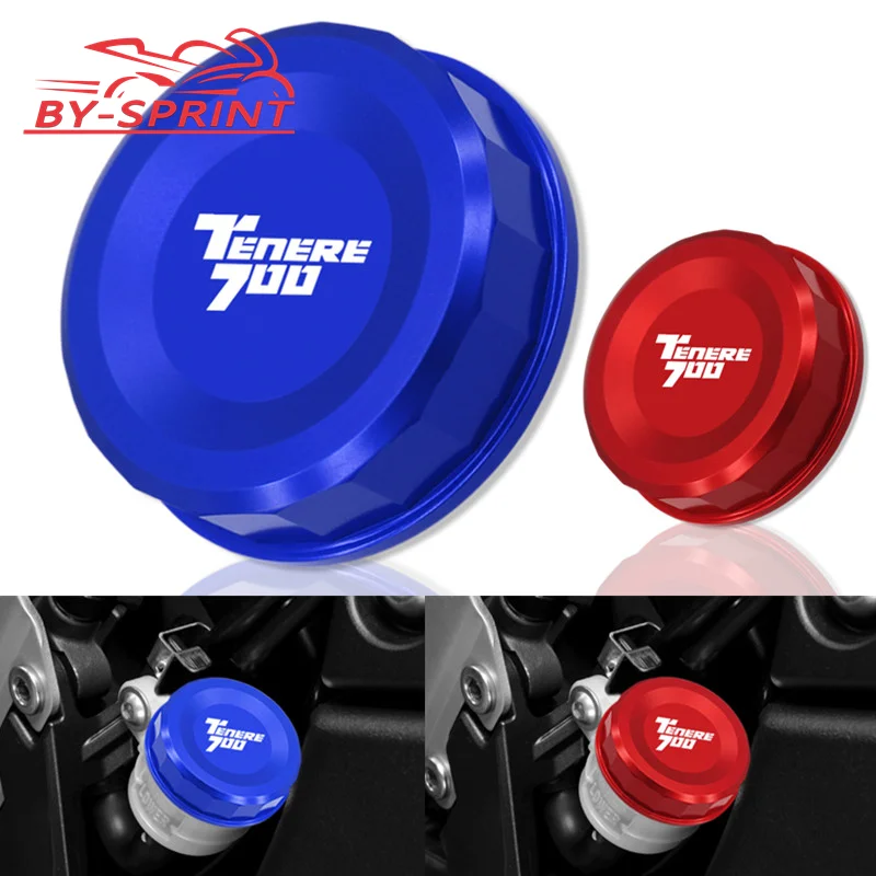 

Aluminum Motorcycle CNC Rear Cylinder Brake Fluid Reservoir Cover Cap For Tenere700 TENERE 700 2019-2022 2023 2024 Accessories