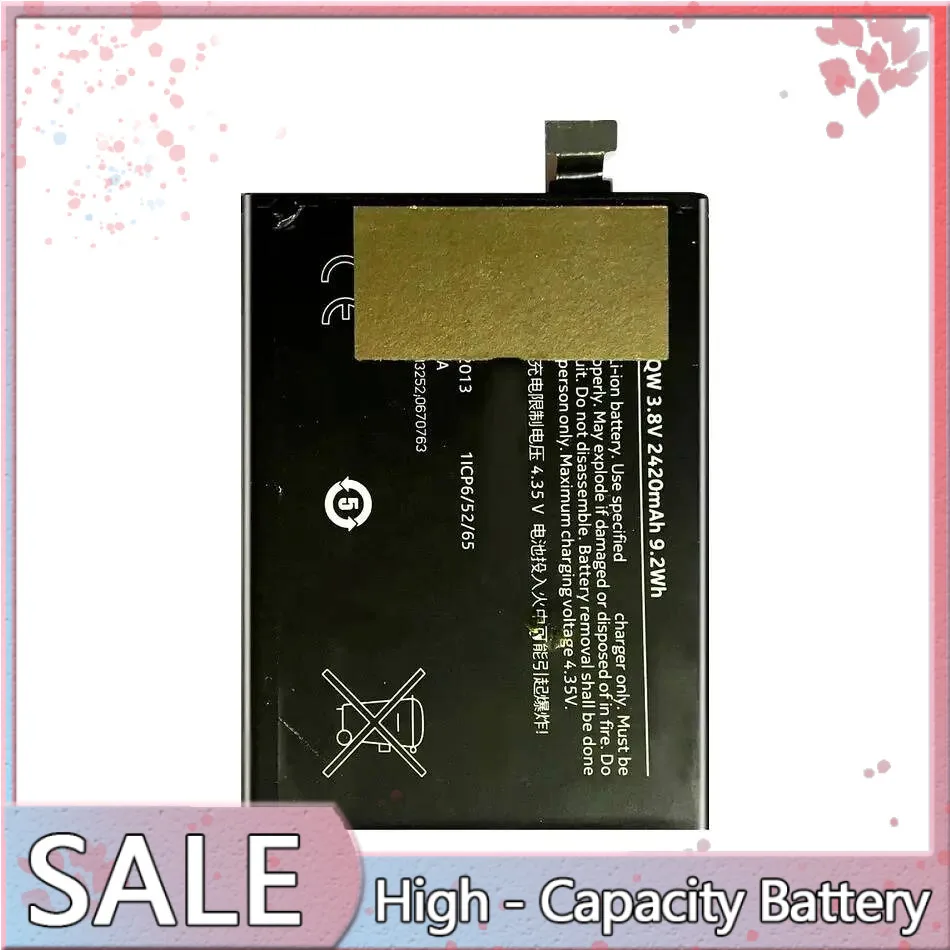 

Reliable Replacement High Compatibility BV-5QW For Nokia Lumia 930 Martini Tesla Mobile Phone Battery 2420Mah