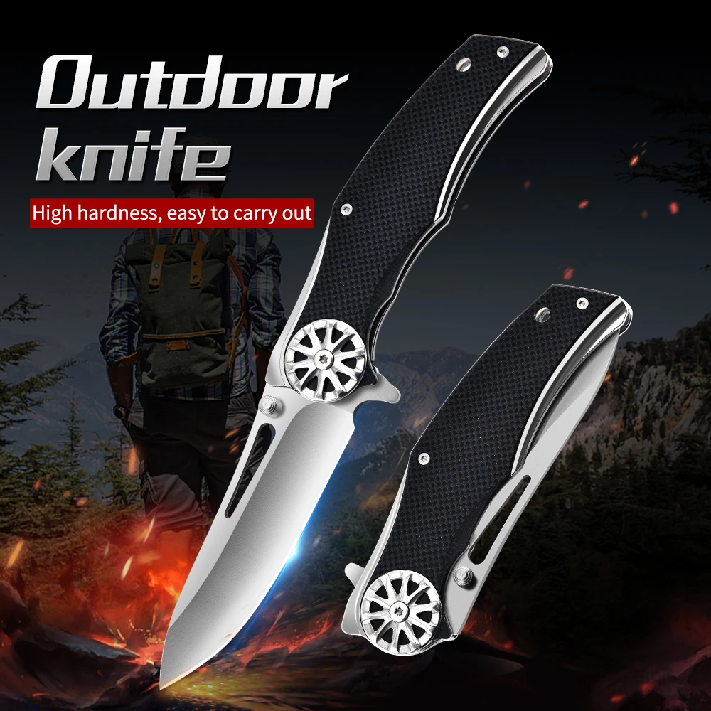 Folding Knife Edc Multi High Hardness Military Knives- Good for Hunting Camping Survival Outdoor Everyday Carry