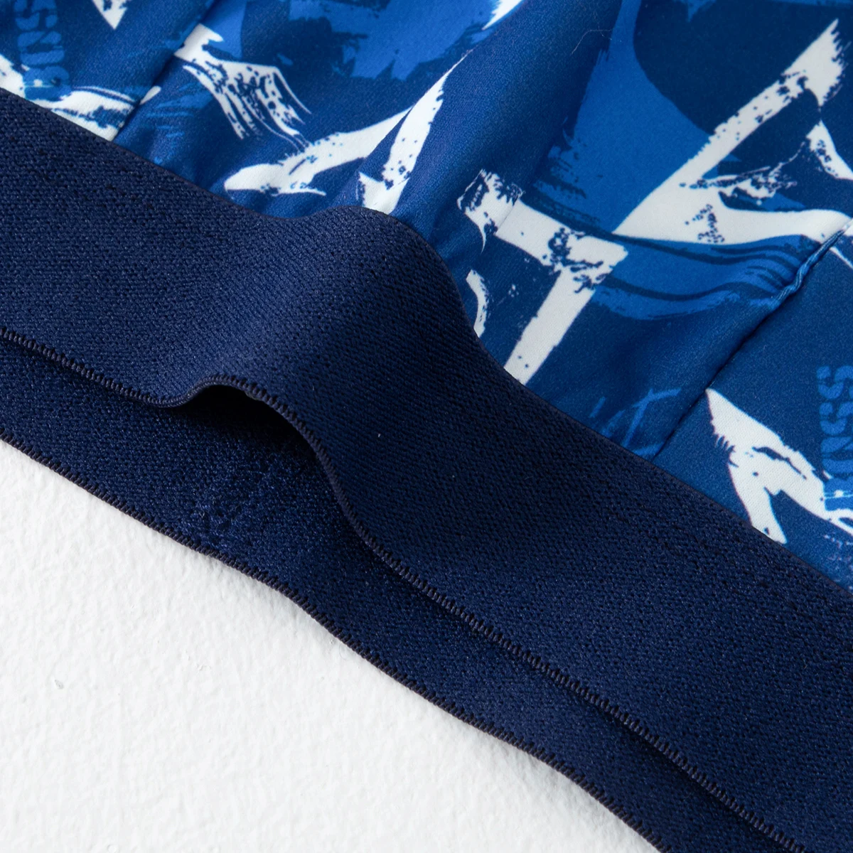 4-teiliges Set bedruckter Unterwäsche für Männer und Jugendliche, bequeme flache Boxershorts mit elastischem Bund, mehrfarbige Freizeitshorts – Detail 11