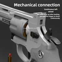 Revolver ZP5 357 Toy Gun Continuous Firing Launcher Pistol Soft Dart Bullet CS Outdoor Battle Game for Teenagers Adult Play 5