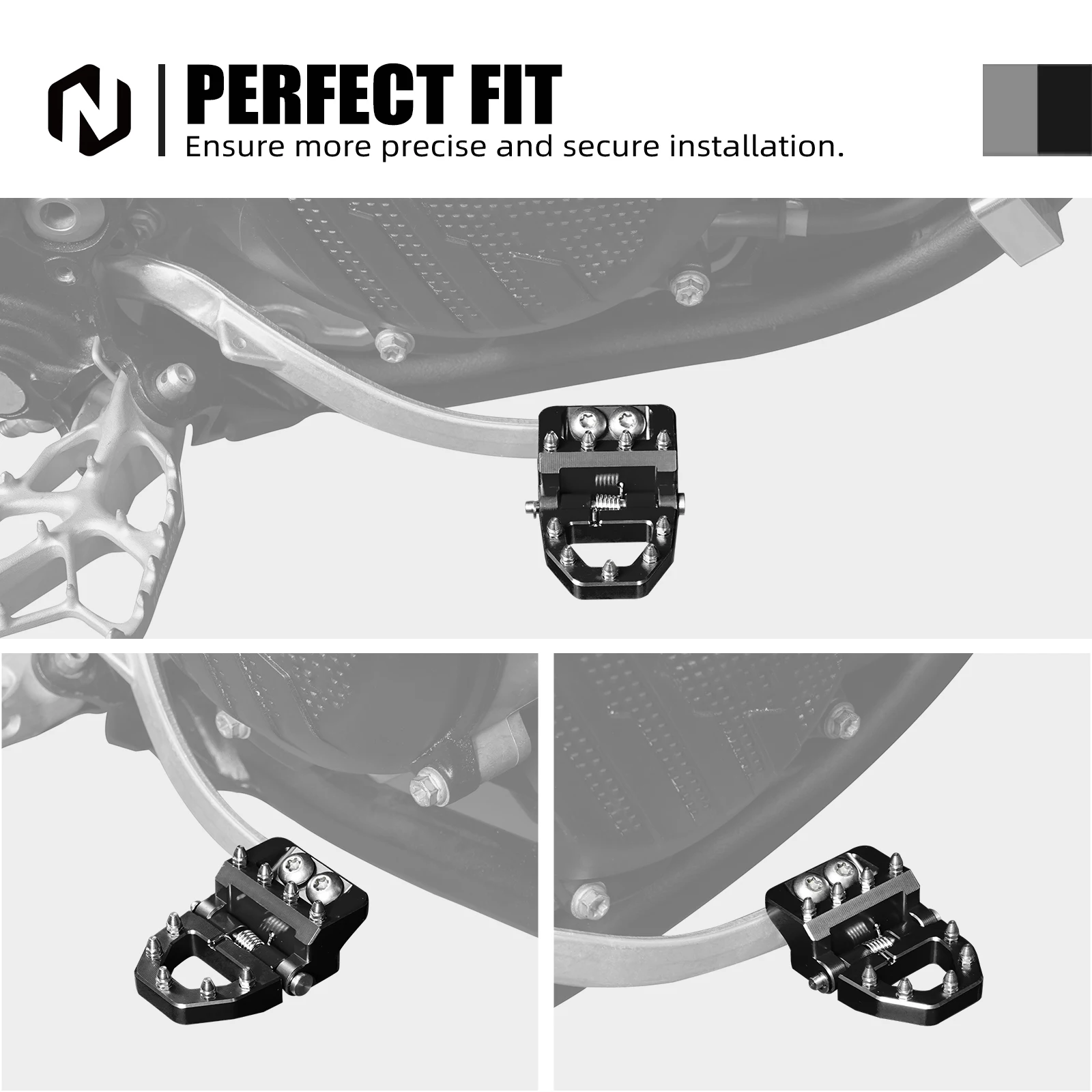 NICECNC Für KTM EXC 300 TPi EXCF 350 SX 125 SXF 450 XCW 500XC 300XCF 350EXC 250SXF 250 6D 2017-2024 Klappbare Bremspedalspitze – Detail 15
