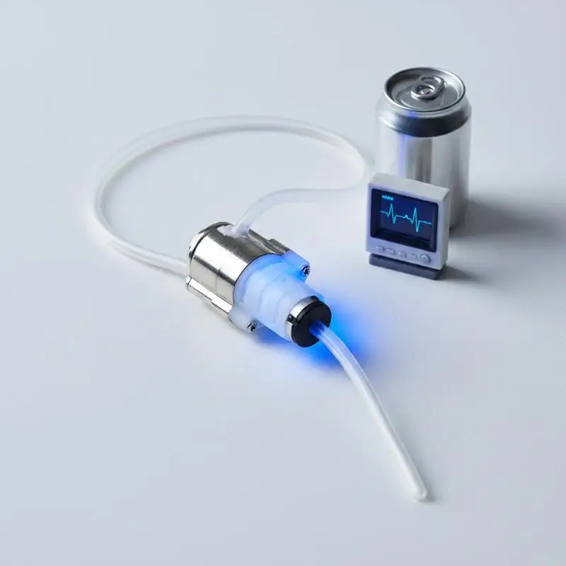1Pcs Squeezing Dosing Pump DC 3V 3.7V Ultra Micro Peristaltic Pump Mini M20 Planetary Gear Metering Pump Precision Small Flow