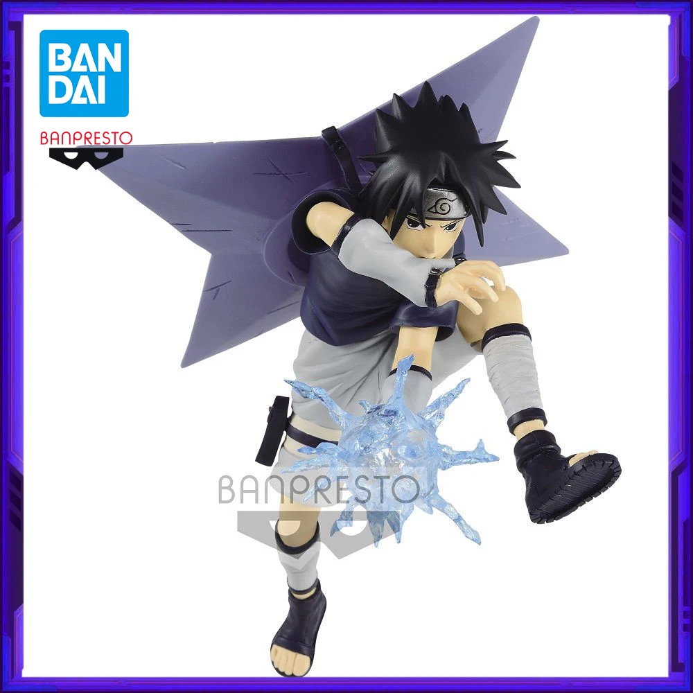 

In Stock Bandai Original Banpresto NARUTO VIBRATION STARS Uchiha Sasuke Anime Action Figure Model Figures Toys