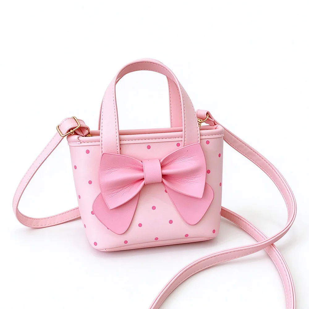 Fashion Women's Clutch Purse Handbags Summer Pink Bowknot Female Underarm Bags Sweet Girl's Small Square Shoulder Messenger Bag