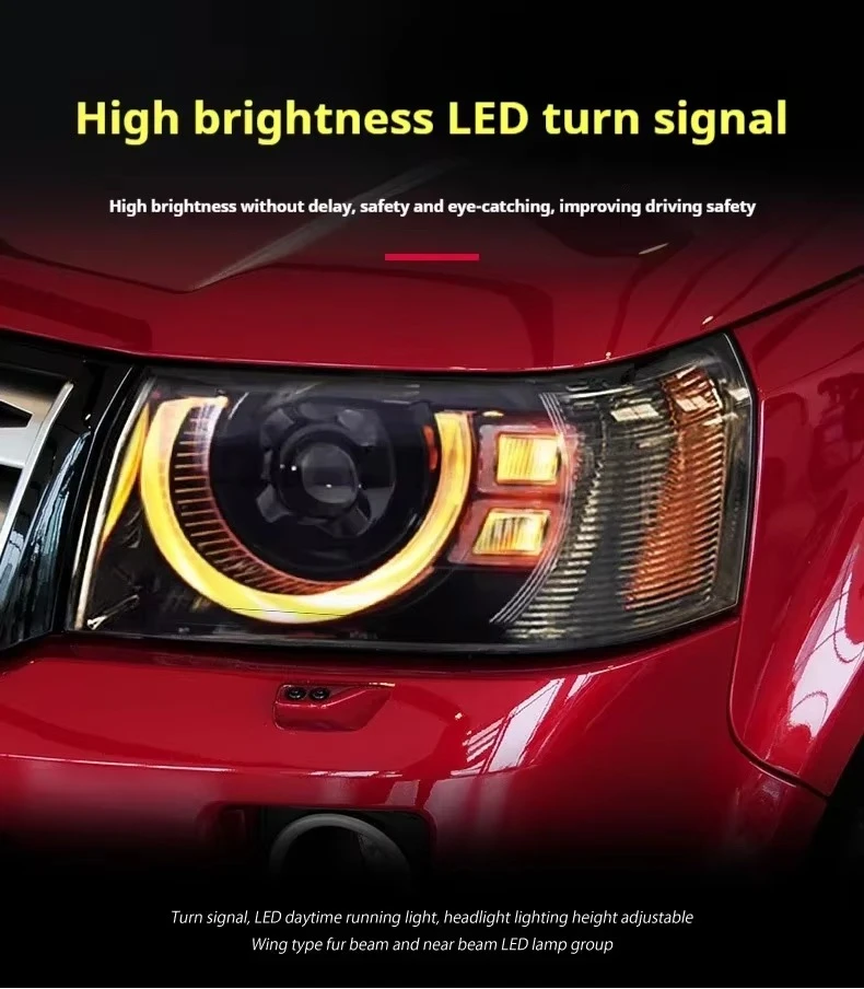 Car Lights for Land Rover Freelander 2 Headlight 2007-2015 LED Projetor Headlamp Daytime Running Light Automotive Accessories